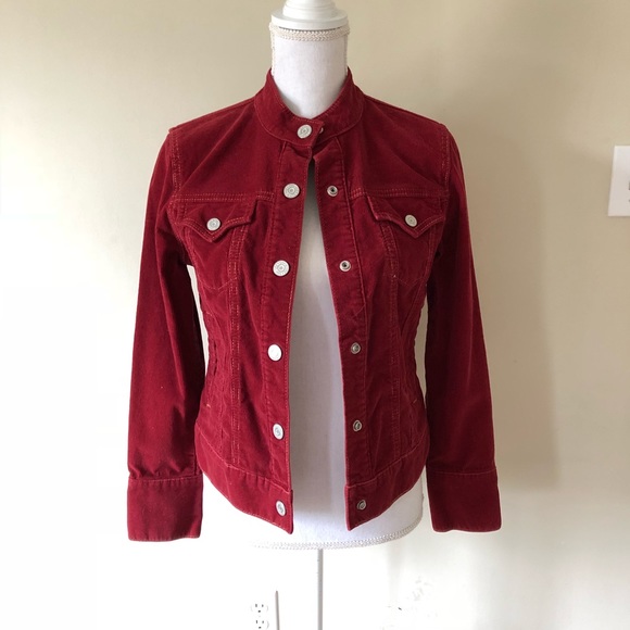 Gap Red Corduroy Jacket - Picture 2 of 8